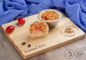 Киш'ен с ветчиной и томатами